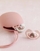 Canpol babies Silicone Soother Case cutie pentru suzetă Pink 1 buc