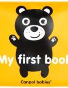 Canpol babies Soft Playbook carte educativă contrastantă cu fluierătoare 1 buc
