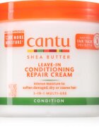 CANTU Shea Butter Leave-In Conditioning Cream balsam (nu necesita clatire) pentru par deteriorat 453 g