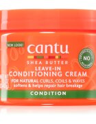 CANTU Shea Butter Leave-In Conditioning Cream balsam (nu necesita clatire) pentru par ondulat si cret 340 g