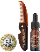 Captain Fawcett Ricki Hall´s Booze & Baccy Grooming Kit set cadou pentru barbă pentru bărbați