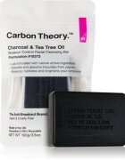 Carbon Theory Charcoal & Tea Tree Oil săpun solid pentru curățare pentru netezirea pielii 100 g