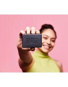 Carbon Theory Charcoal & Tea Tree Oil săpun solid pentru curățare pentru netezirea pielii 100 g