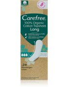 Carefree Organic Cotton Long absorbante 24 buc