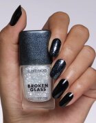 Catrice Broken Glass Effect Top Coat lac de unghii/parte sus cu particule stralucitoare culoare 050 Sparkling Reflection 10.5 ml