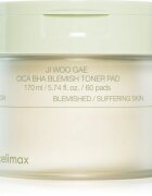 celimax Ji Woo Gae Cica BHA Blemish Toner Pad tampoane exfoliante pentru piele sensibila predispusa la acnee 60 buc
