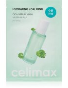 celimax The Real Cica mască intensă cu hidrogel pentru netezirea pielii 27 ml
