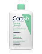 CeraVe Cleansers Foaming Cleanser gel spumant de curatare pentru piele normala si grasa 976 ml
