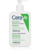 CeraVe Cleansers Hydrating Cream-to-Foam Cleanser crema de curatare sub forma de spuma pentru ten normal spre uscat 473 ml