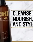 CHI Argan Oil Shampoo sampon hranitor pentru păr uscat și deteriorat 340 ml
