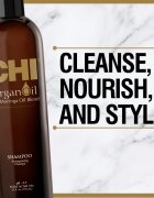 CHI Argan Oil Shampoo sampon hranitor pentru păr uscat și deteriorat 739 ml