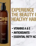 CHI Argan Oil Shampoo sampon hranitor pentru păr uscat și deteriorat 739 ml