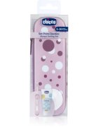 Chicco Always Smiling Set 6m+ set pentru îngrijirea dentară cu sac Lilac