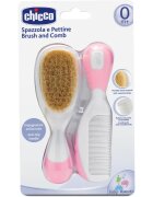 Chicco Baby Moments set pentru păr 0m+ Pink 2 buc