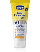 Chicco Baby Moments Sun Mineral protectie solara pentru copii SPF 50+ 0 m+ 75 ml