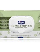 Chicco Biodegradable Baby Wipes servetele delicate pentru copii 60 buc