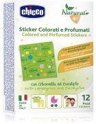 Chicco Natural Colored and Perfumed Stickers autocolante împotriva insectelor 3 y+ 12 buc