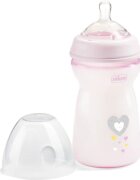 Chicco Natural Feeling Girl biberon pentru sugari 6m+ 1 buc