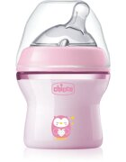 Chicco Natural Feeling Pink Girl biberon pentru sugari 0 m+ 1 buc