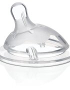 Chicco Natural Feeling Step-up tetină pentru biberon 0m+ Slow 1 buc