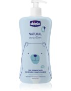 Chicco Natural Sensation Baby gel de duș și șampon pentru nou-nascuti si copii 0+ 500 ml