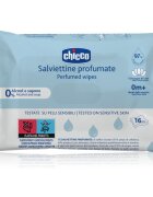Chicco Perfumed Wipes 0m+ șervețele umede pentru copii discret parfumat 16 buc
