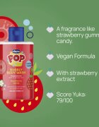 Chicco Pop Bubbly Body Wash gel de dus si baie pentru copii Strawberry Candy 300 ml