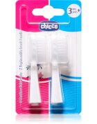 Chicco Replaceable Brush Heads 3y+ capete de schimb pentru periuta de dinti 2 buc