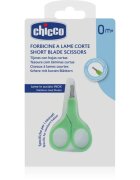 Chicco Short Blade Scissors foarfece cu vârf rotunjit pentru copii 0 m+ 1 buc
