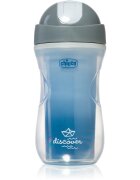 Chicco Sport Blue cană termoizolantă cu pai 14m+ 1 buc