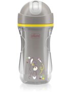 Chicco Sport Cup 14m+ ceasca cu pai Grey 266 ml