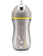 Chicco Sport Cup 14m+ ceasca cu pai Grey 266 ml