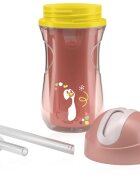 Chicco Sport Cup 14m+ ceasca cu pai Pink 266 ml