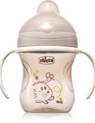 Chicco Training Cup 6m+ cană pentru antrenament cu mânere Grey 1 buc