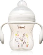 Chicco Transition Cup 4m+ cană pentru antrenament cu mânere Grey 1 buc