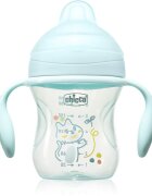 Chicco Transition Cup 4m+ cană pentru antrenament cu mânere Teal 1 buc