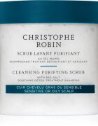 Christophe Robin Purifying Scrub With Sea Salt peeling de curățare profundă cu sare de mare 250 ml