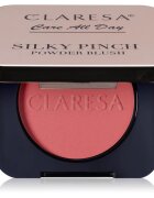 Claresa Care All Day Silky Pinch Powder Blush fard de obraz compact pentru un efect de lunga durata 01 Hibiscus 2 g