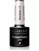 Claresa Extend Care 5 in 1 Keratin baza gel pentru unghii cu efect de nutritiv culoare #1 5 g