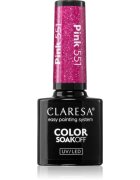 Claresa SoakOff UV/LED Color Balloon Journey lac de unghii sub forma de gel culoare Pink 551 5 g