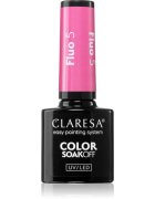 Claresa SoakOff UV/LED Color Fluo lac de unghii sub forma de gel culoare 5 5 g