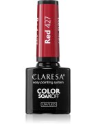 Claresa SoakOff UV/LED Color Fun Fair lac de unghii sub forma de gel culoare Red 427 5 g
