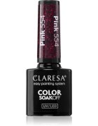 Claresa SoakOff UV/LED Color Warm Feelings lac de unghii sub forma de gel culoare Pink 554 5 g