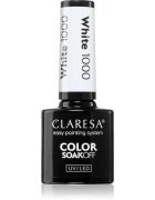 Claresa SoakOff UV/LED Color White lac de unghii sub forma de gel culoare 1000 5 g