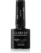 Claresa UV/LED Top Glass No Wipe strat de acoperire pentru protecție perfectă și strălucire intensă 5 g