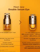 Clarins Double Serum Eye Crema anti-rid pentru zona ochilor cu efect de nutritiv 20 ml