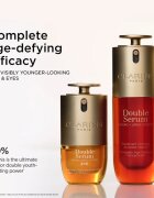 Clarins Double Serum Eye Crema anti-rid pentru zona ochilor cu efect de nutritiv 20 ml