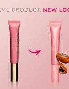 Clarins Lip Perfector Shimmer lip gloss cu efect de hidratare culoare 01 Rose Shimmer 12 ml