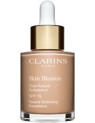 Clarins Skin Illusion Natural Hydrating Foundation makeup radiant cu hidratare SPF 15 culoare 109C Wheat 30 ml