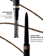 Clarins Wonder Define Eyebrow Pencil creion pentru sprancene cu pensula culoare 03 warm brown 0.06 g